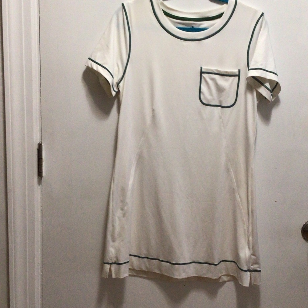 Tuckernuck White Dress with Black Trim